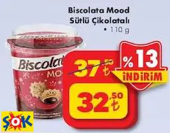 BİSCOLATA MOOD SÜTLÜ ÇİKOLATALI 110 G